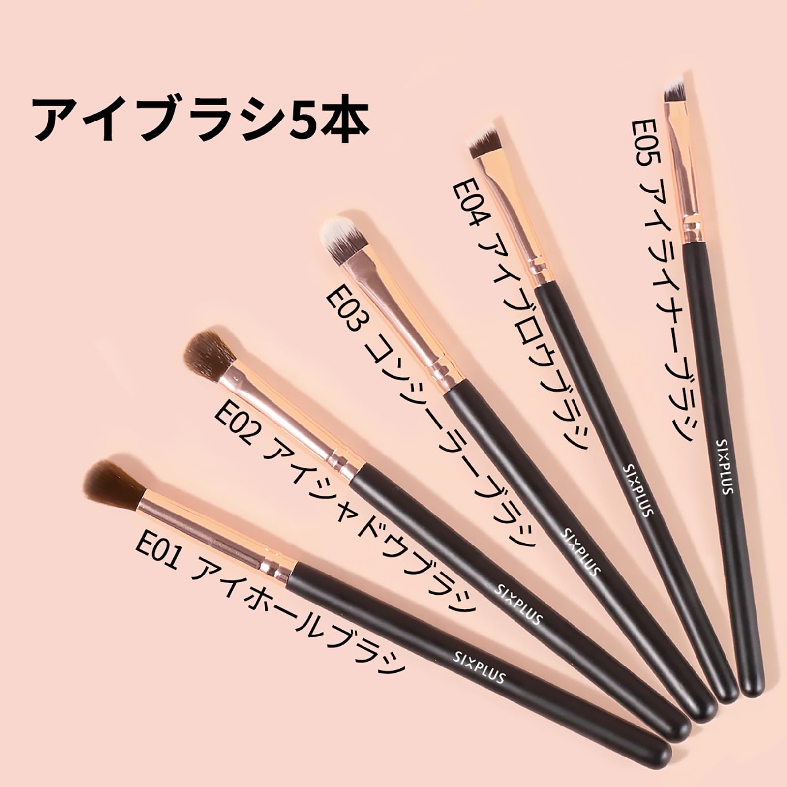 Amazon.co.jp: Noble Gold Makeup Brush 11 Piece Set With Brown
